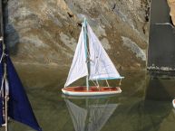 It Floats 12 - Light Blue Floating Sailboat