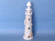 Wooden Lighthouse Starfish and Net 13