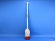 Wooden Rustic Red Stripe Oar w- Hooks 36