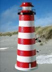 West Quoddy Stucco Electric Landscape Lighthouse 24