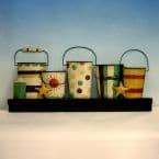 Metal Sand Buckets Wall Plaque 30