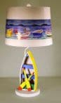 Yellow Rowboat Electric Lamp 29