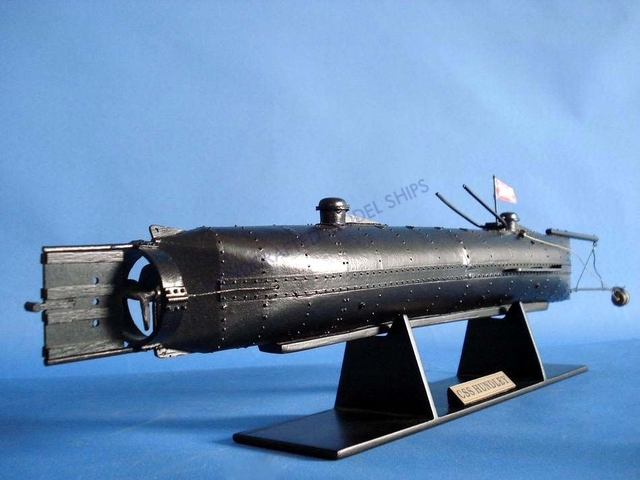 HL Hunley 24 Civil War Scale Model Submarine NO KIT  