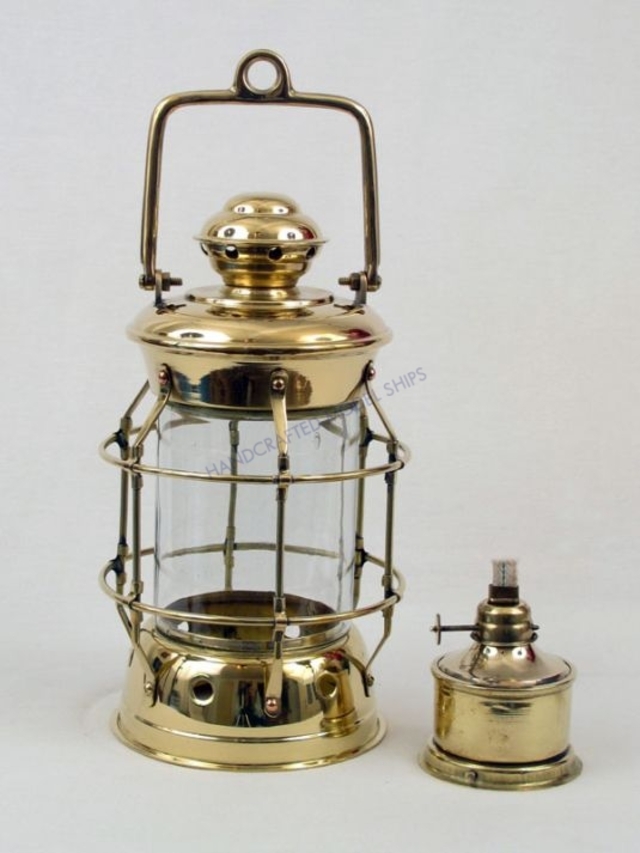 Brass Admiral Nelson Oil Lamp 11 Nautical Lantern  