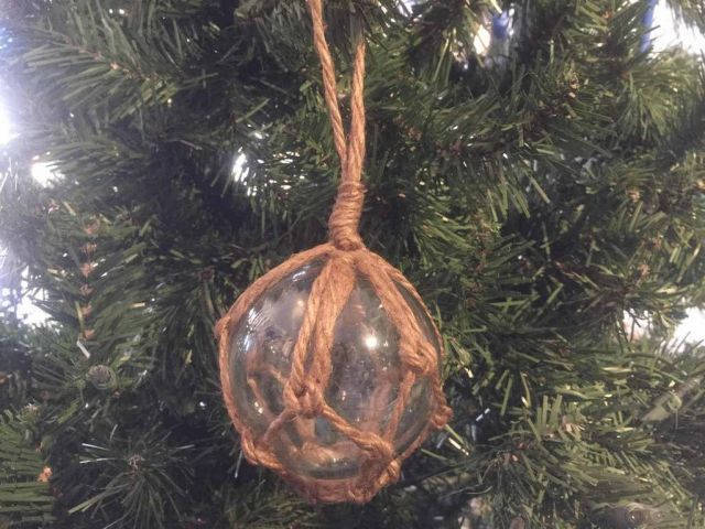 Wholesale Clear Japanese Glass Ball Fishing Float Decoration Christmas  Ornament 3in - Hampton Nautical