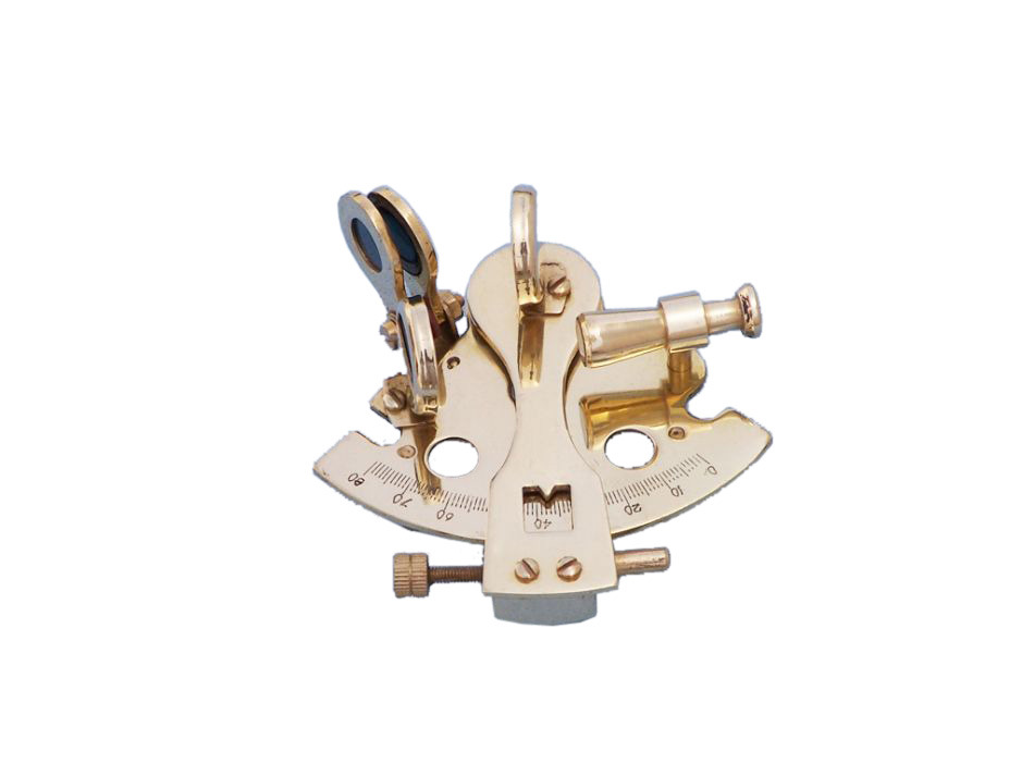 Wholesale Brass Sextant Paperweight 3in Beach Decor