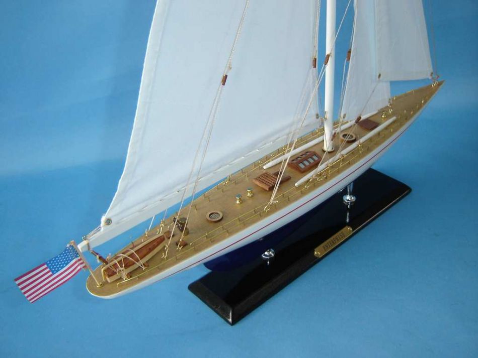 Buy Wooden Enterprise Limited Model Sailboat 27in - Model Ships
