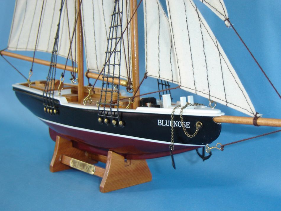 Buy Wooden Bluenose Model Sailboat Decoration 17in - Model 