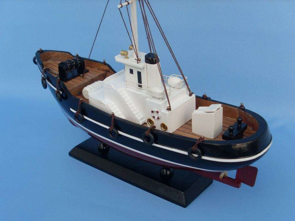 Buy Wooden Drift Wood Model Fishing Boat 14in - Model Ships