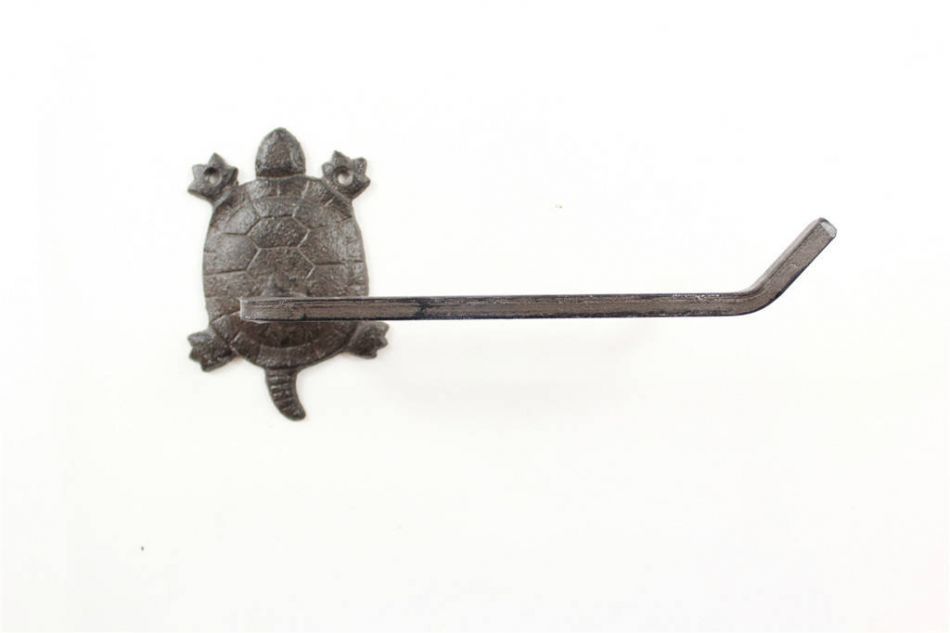 Buy Cast Iron Decorative Turtle Toilet Paper Holder 10in - Model Ships