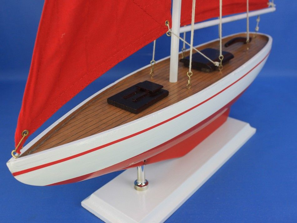 red sailboat models