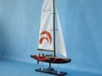 Alinghi 30 Wooden Sailboat Model Louis Vuitton Cup  