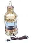 Electric Lighted Brass Lanterns